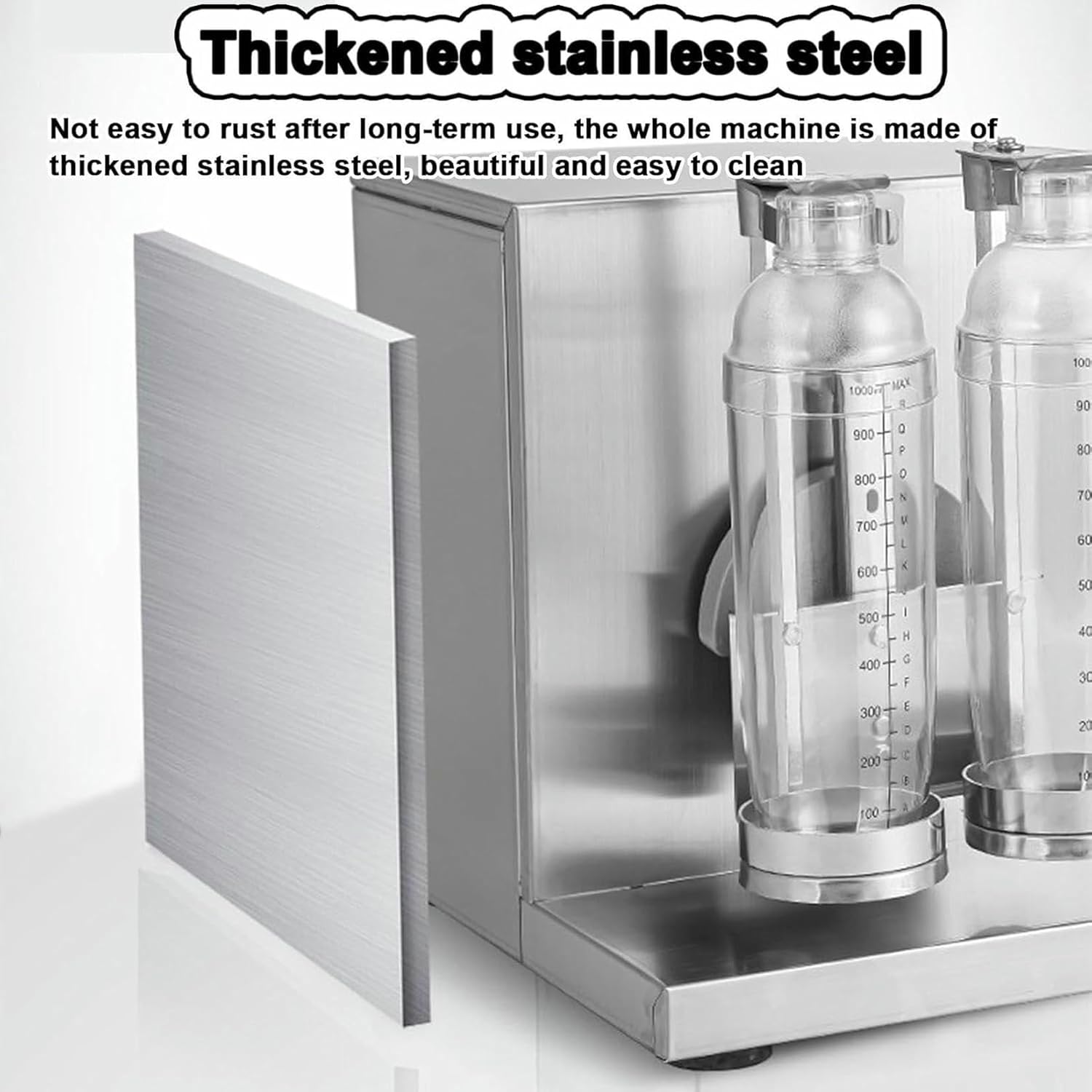 新入荷☆電動ミルクティーシェーカーマシン 360°ミキシング ステンレス